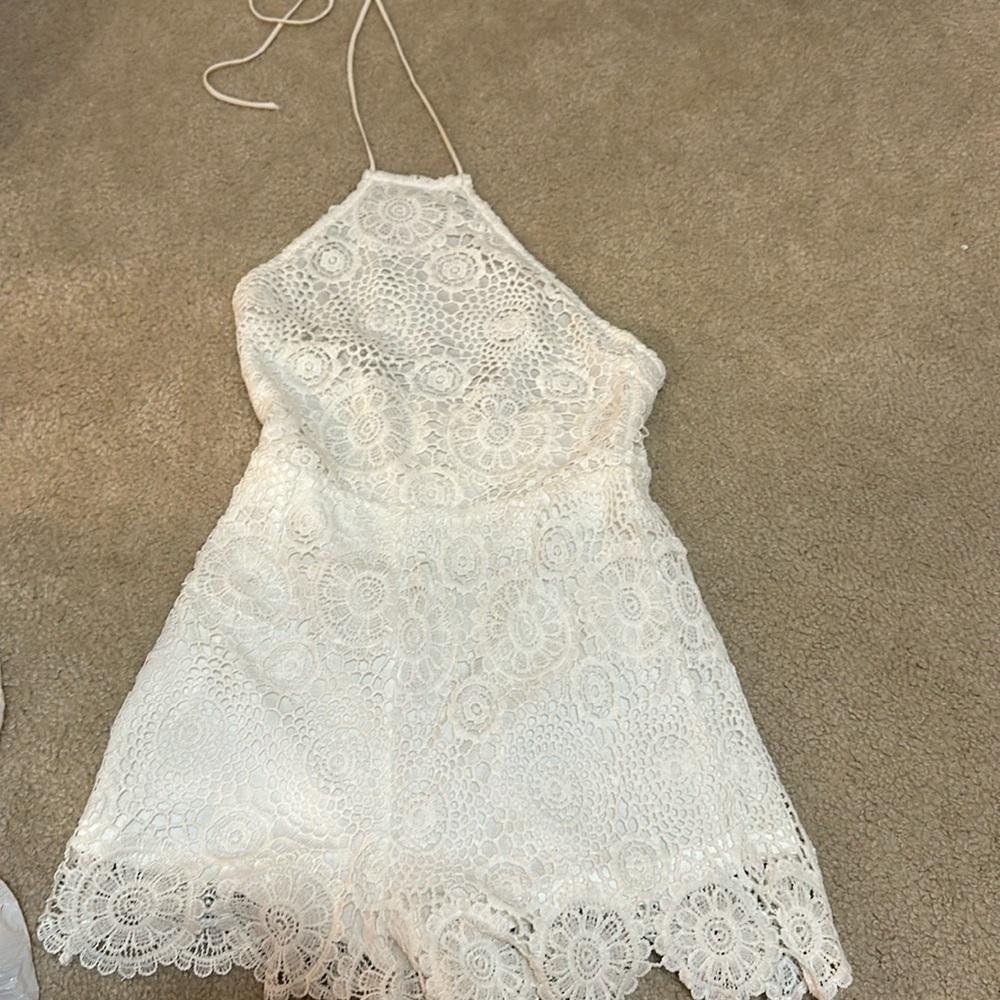 Misguided white romper